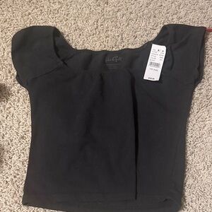 Brandy Melville Black Crop Top